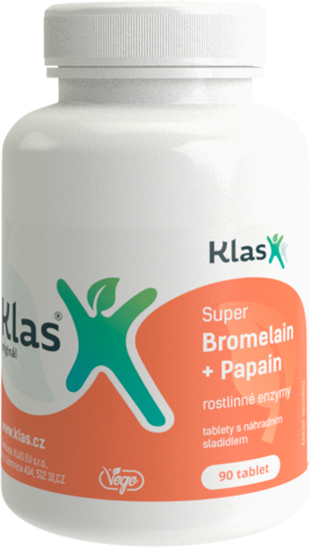 Super BROMELAIN 500 mg + PAPAIN Klas