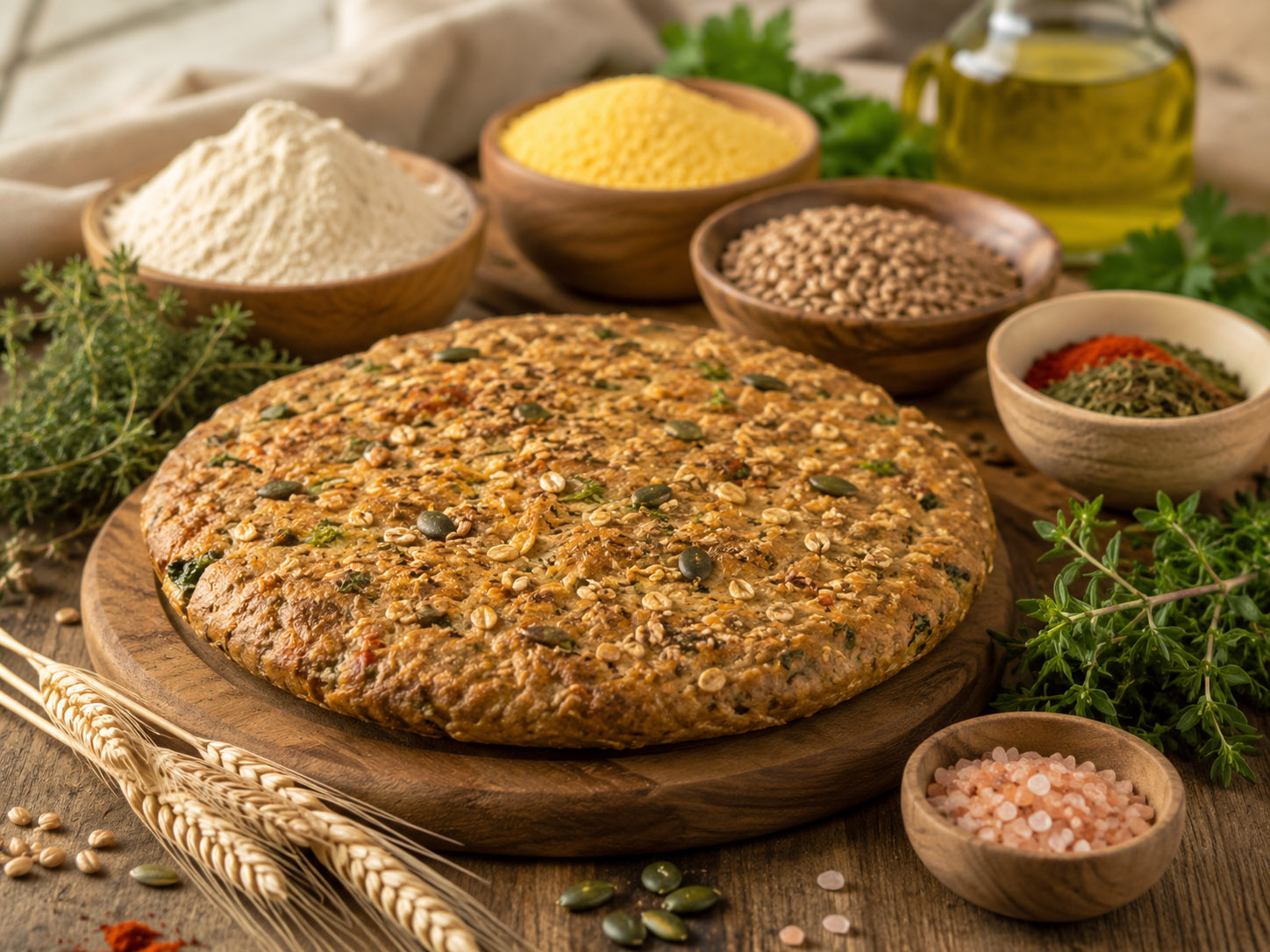 Recept na jednoduchý nekvasený chlieb (placku)