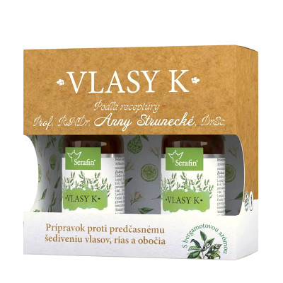 Vlasy K - proti šediveniu vlasov | Serafin