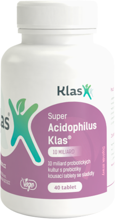 Super Acidophilus Klas 10 miliárd | KLAS produkty | Výživové doplnky