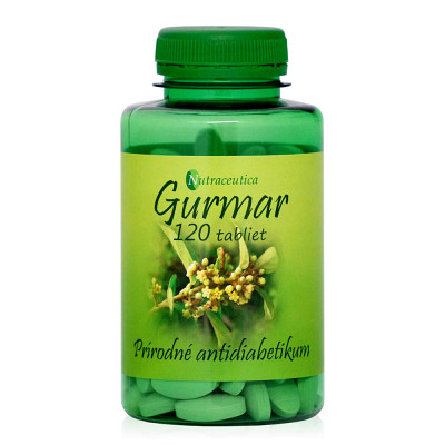 Gurmar tablety prírodné antidiabetikum Nutraceutica