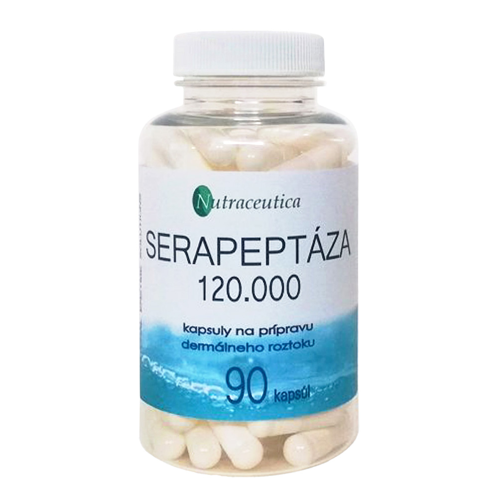 Serapeptáza – kapsuly na prípravu dermálneho roztoku Nutraceutica