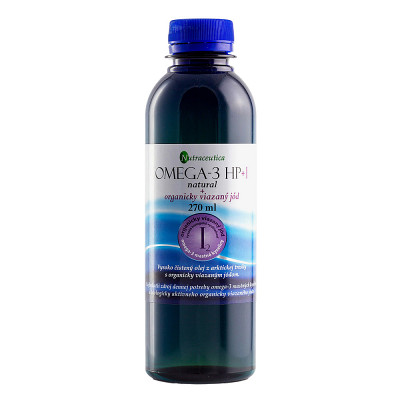 OMEGA-3 HP +I Rybý olej s jódom natural Nutraceutica | Oleje + organický jód