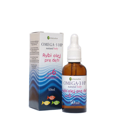 OMEGA-3 HP Rybí olej natural baby Nutraceutica | Omega-3 HP rybí olej | Výživové doplnky