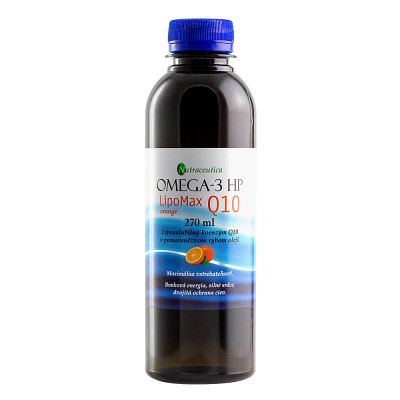 OMEGA-3 HP Rybý olej LipoMax Q10 orange Nutraceutica | Omega-3 HP rybí olej | Výživové doplnky